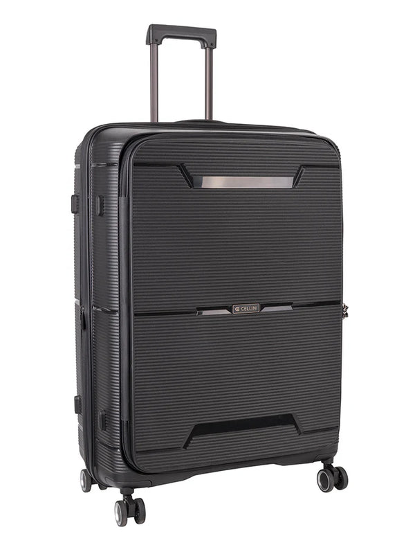 Cellini  Ipak 72cm Large Expander Check-In Black