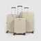 iTravel 3-Piece Malaga Trolley Luggage Set with TSA Locks Ivory