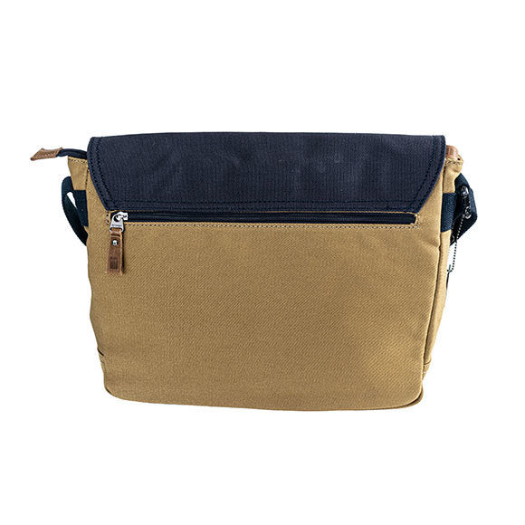 Troop Messenger Bag - Navy/Mustard