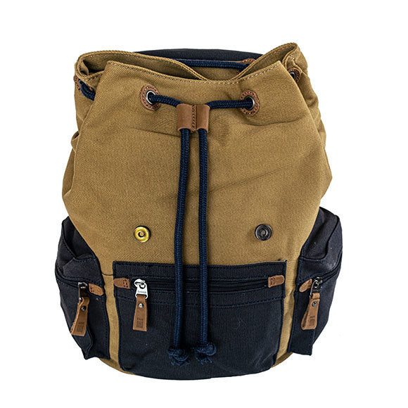 Troop Utility Backpack - Navy/Mustard