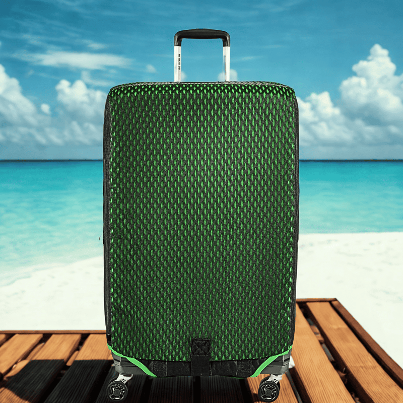 Samsonite C Lite 3 Piece Set  Mettalic Green + 2 Free Luggage Gloves DUO 2.0