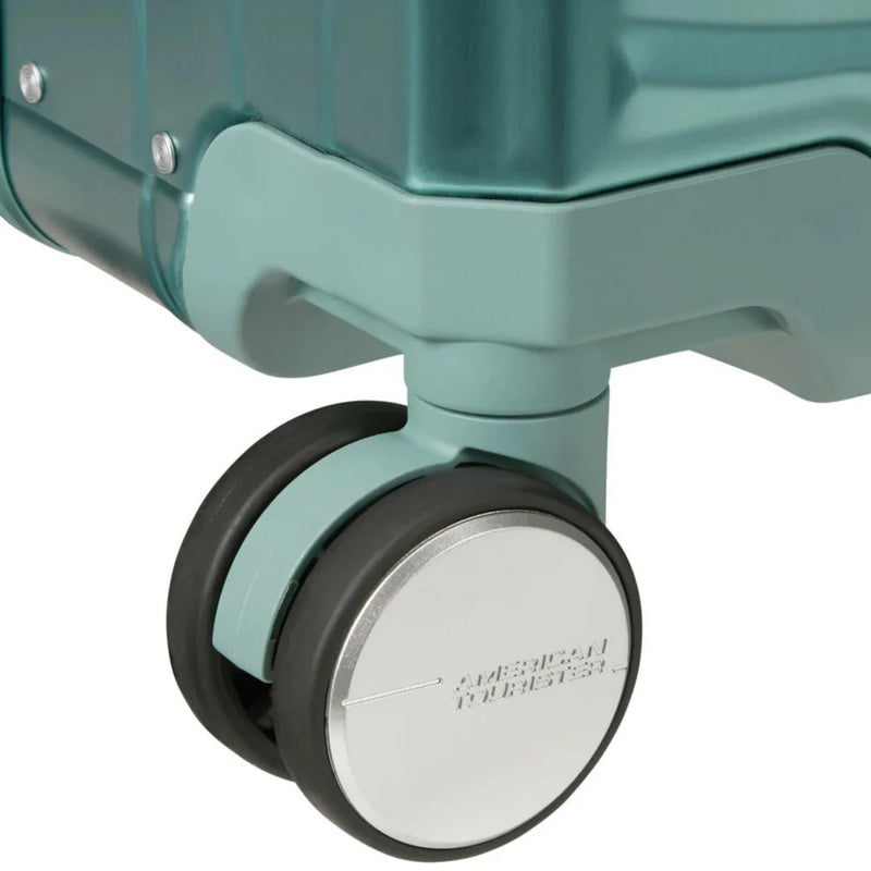 American Tourister  Soundbox Alu Travel Sets  Dusty Turquoise