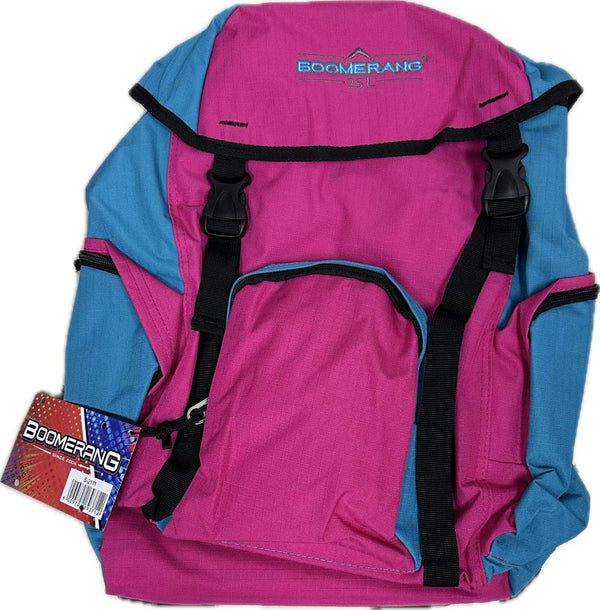 Boomerang 25L School Bag/Backpack Pink-Blue