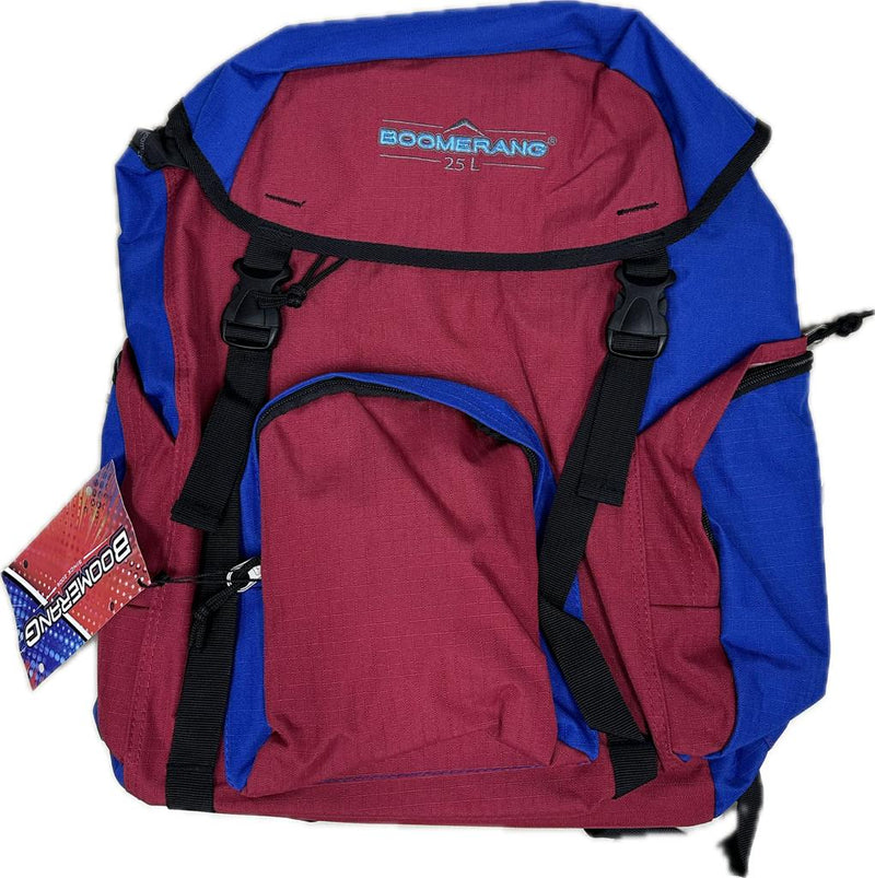 Boomerang 25L School Bag/Backpack Red-Royal