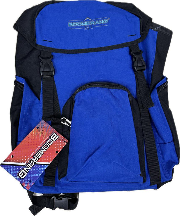 Boomerang 25L School Bag/Backpack Black-Royal