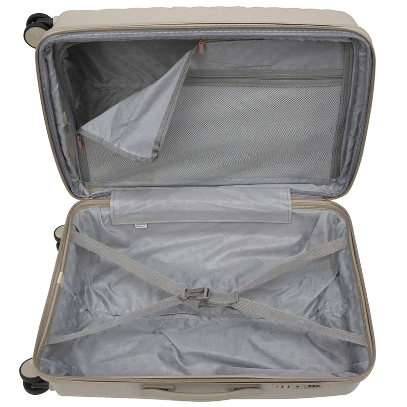 Evolution New Kirstenbosch 3 Piece Luggage Set Cream