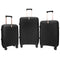 Evolution New Kirstenbosch 3 Piece Luggage Set Black
