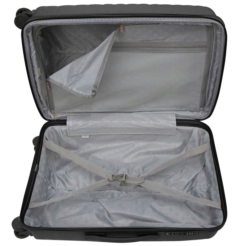Evolution New Kirstenbosch 3 Piece Luggage Set Black