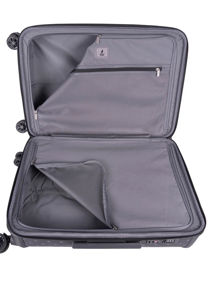 Polo Double Pack 3 Piece Trolley Charcoal