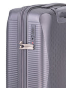 Polo Stellar 4 Wheel Carry On Trolley Case Grey