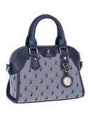Polo Jacquard Small Shopper Navy