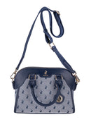 Polo Jacquard Small Shopper Navy