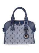 Polo Jacquard Small Shopper Navy
