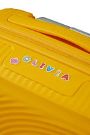 American Tourister Soundbox Mini Spinner 47cm Golden Yellow