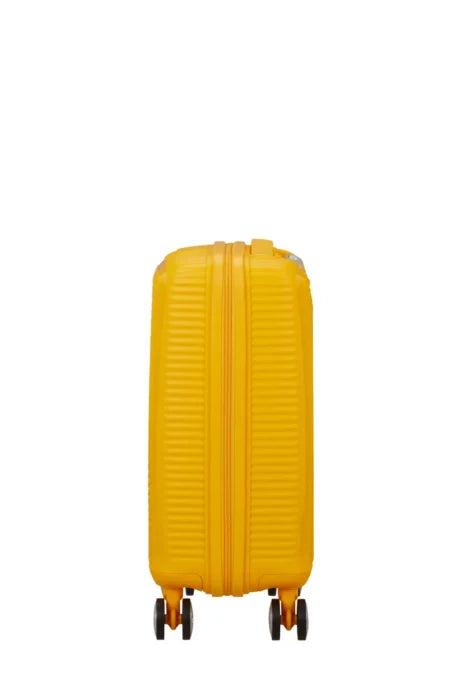 American Tourister Soundbox Mini Spinner 47cm Golden Yellow