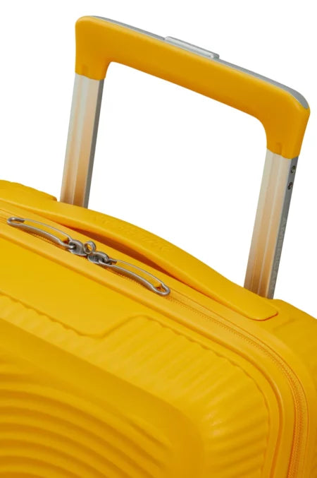 American Tourister Soundbox Mini Spinner 47cm Golden Yellow