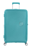 American Tourister Soundbox 4-wheel 77cm large Spinner Expandable suitcase Turquoise Tonic