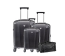 Roncato We Are Dlx 4 Wheel Luggage Set + Fold Up Duffle - Graphite