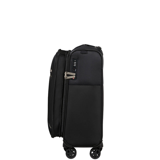 Samsonite Base Breeze 4 Wheel Exp Cabin Suitcase - 55cm Black