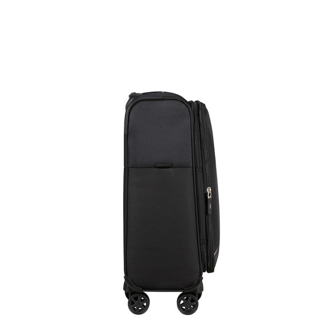 Samsonite Base Breeze 4 Wheel Exp Cabin Suitcase - 55cm Black