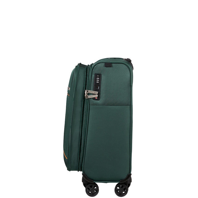 Samsonite Base Breeze 4 Wheel Exp Cabin Suitcase - 55cm Dark Green