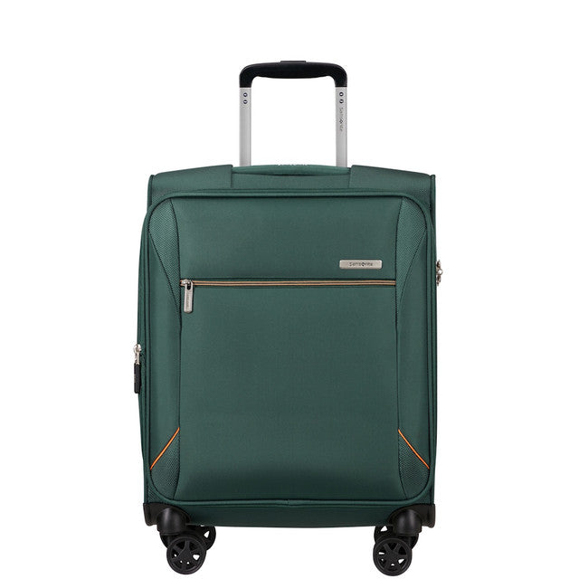 Samsonite Base Breeze 4 Wheel Exp Cabin Suitcase - 55cm Dark Green