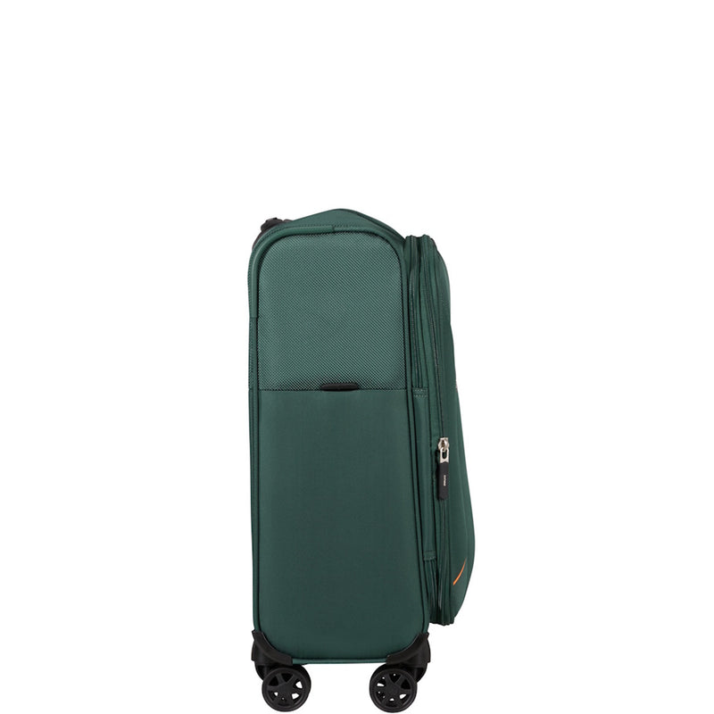 Samsonite Base Breeze 4 Wheel Exp Cabin Suitcase - 55cm Dark Green
