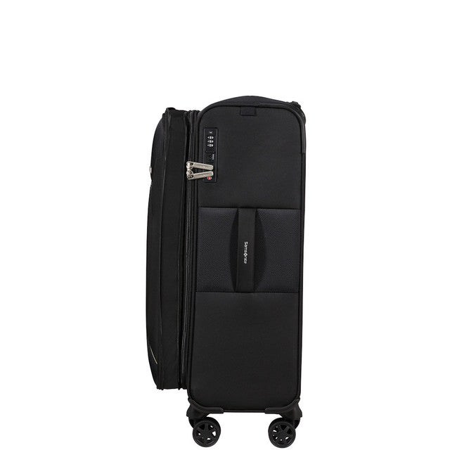 Samsonite Base Breeze 4 Wheel Exp Large Suitcase - 78cm Black