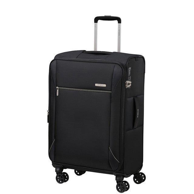 Samsonite Base Breeze 4 Wheel Exp Large Suitcase - 78cm Black