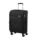 Samsonite Base Breeze 4 Wheel Exp Medium Suitcase - 67cm Black