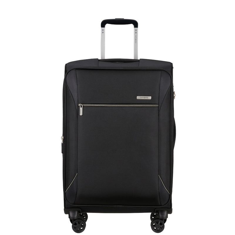 Samsonite Base Breeze 4 Wheel Exp Medium Suitcase - 67cm Black