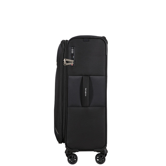 Samsonite Base Breeze 4 Wheel Exp Medium Suitcase - 67cm Black
