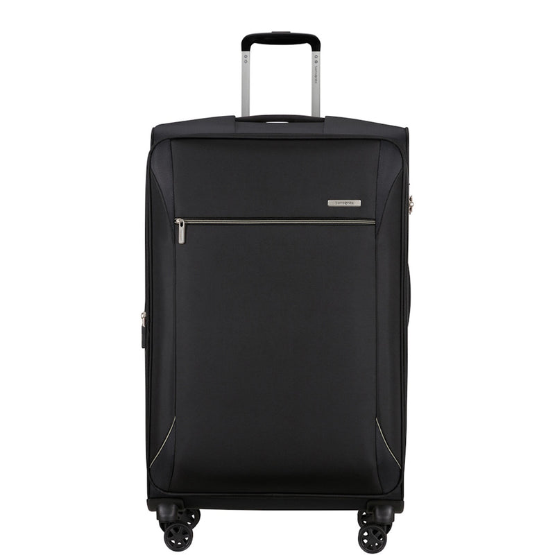 Samsonite Base Breeze 4 Wheel Exp Large Suitcase - 78cm Black