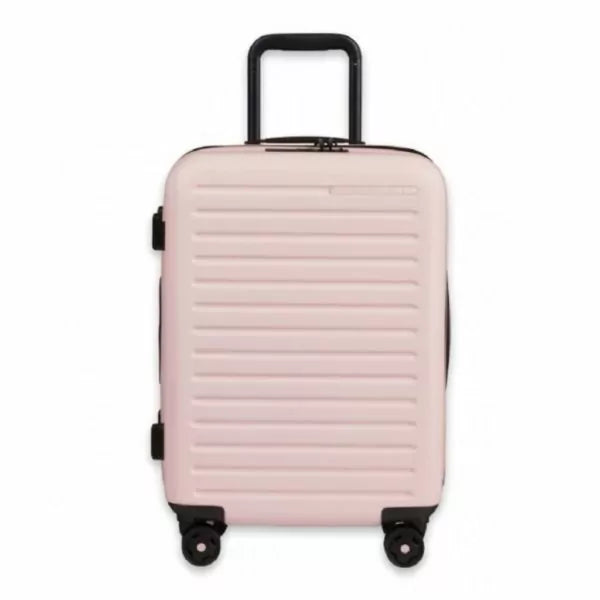 Samsonite Stacked Spinner Expandable 55cm Pink