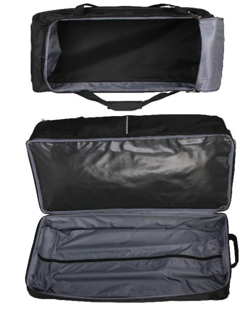 Pierre Cardin 56cm Double Decker Duffel Bag On Wheels Black – Saleys ...