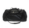 Classic PU Leather Duffel Bag With Shoulder Strap Black
