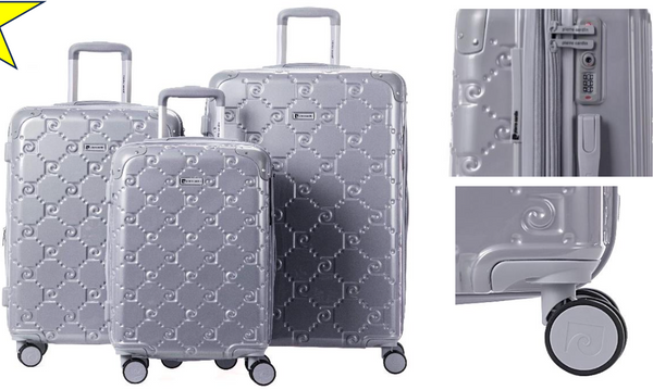 Pierre Cardine Orion 3 Piece PC Film hard Case Silver