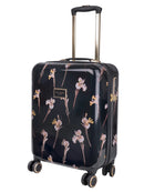 Ted Baker Wild Iris 4-Wheel Carry On Trolley Case Black