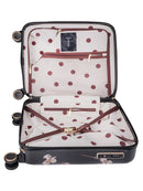 Ted Baker Wild Iris 4-Wheel Carry On Trolley Case Black