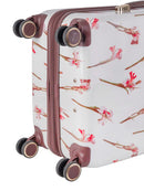 Ted Baker Wild Iris 4-Wheel Carry On Trolley Case White