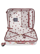 Ted Baker Wild Iris 4-Wheel Carry On Trolley Case White