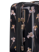 Ted Baker Wild Iris Medium 4-Wheel Trolley Case Black