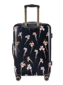 Ted Baker Wild Iris Medium 4-Wheel Trolley Case Black