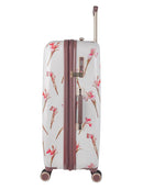Ted Baker Wild Iris Large 4-Wheel Trolley Case Black White