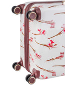 Ted Baker Wild Iris Large 4-Wheel Trolley Case Black White
