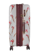 Ted Baker Wild Iris Medium 4-Wheel Trolley Case White