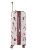 Ted Baker Wild Iris Medium 4-Wheel Trolley Case White