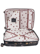 Ted Baker Wild Iris Large 4-Wheel Trolley Case Black
