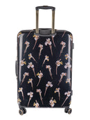 Ted Baker Wild Iris Large 4-Wheel Trolley Case Black