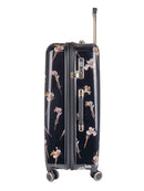 Ted Baker Wild Iris Large 4-Wheel Trolley Case Black
